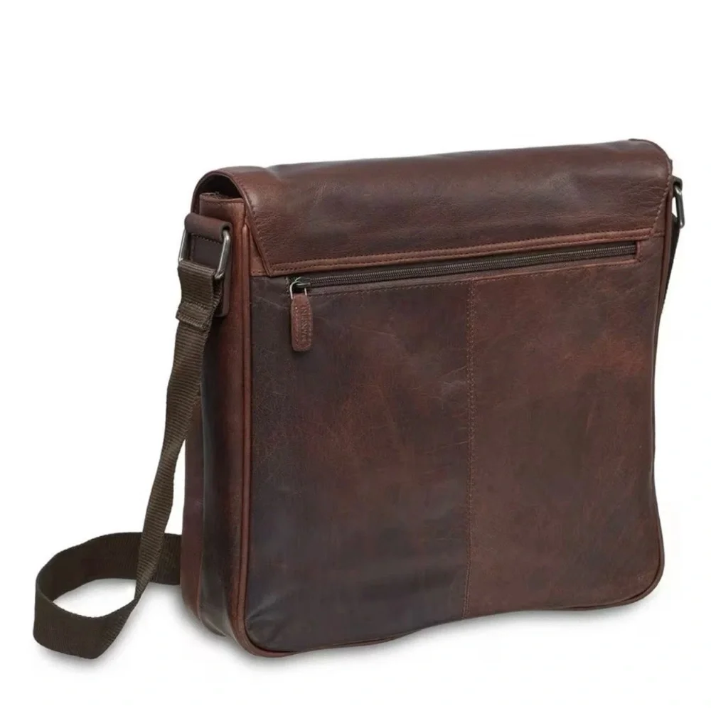 Mancini Buffalo Messenger Bag for 12